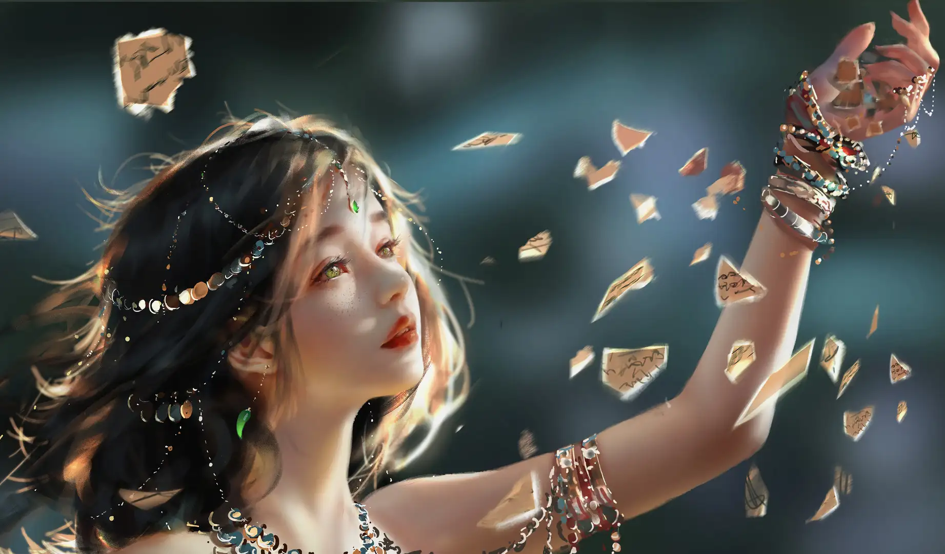 WLOP鬼刀 二次元插画图集合集（持续更新） - 图片 1